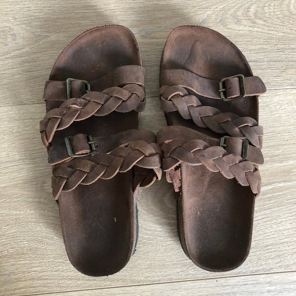 Leather slip on sandals - Picture 5 of 5